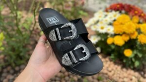 Sandália Papete Moleca Birken 2 Fivelas Confortável Original