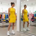 Vestido Brasil Tubinho com Escudo Bordado