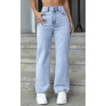 Calça Jeans Feminina Wide Leg sem Lycra