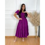 Vestido Evangélico Lastex Quatro Marias