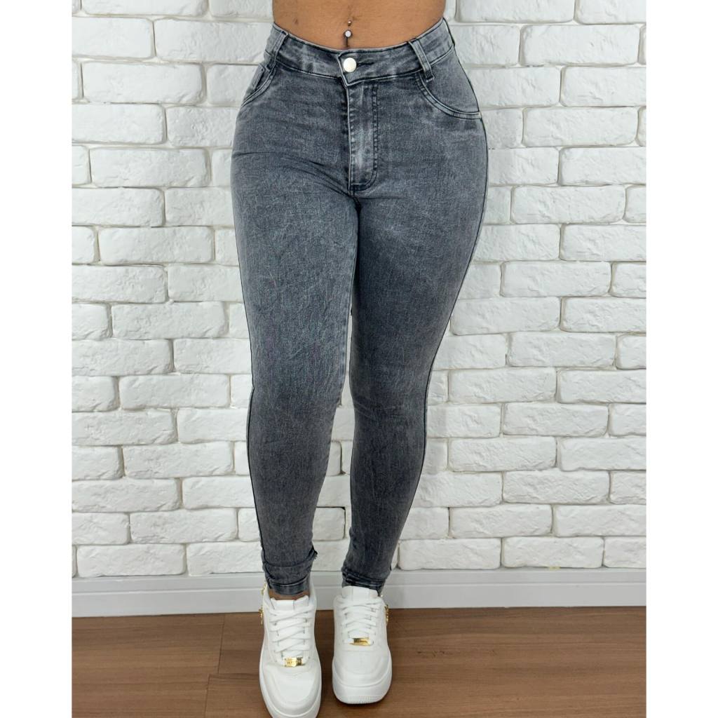 Calça jeans feminina preta