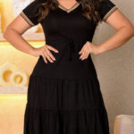 Vestido Rodado Gode em Malha