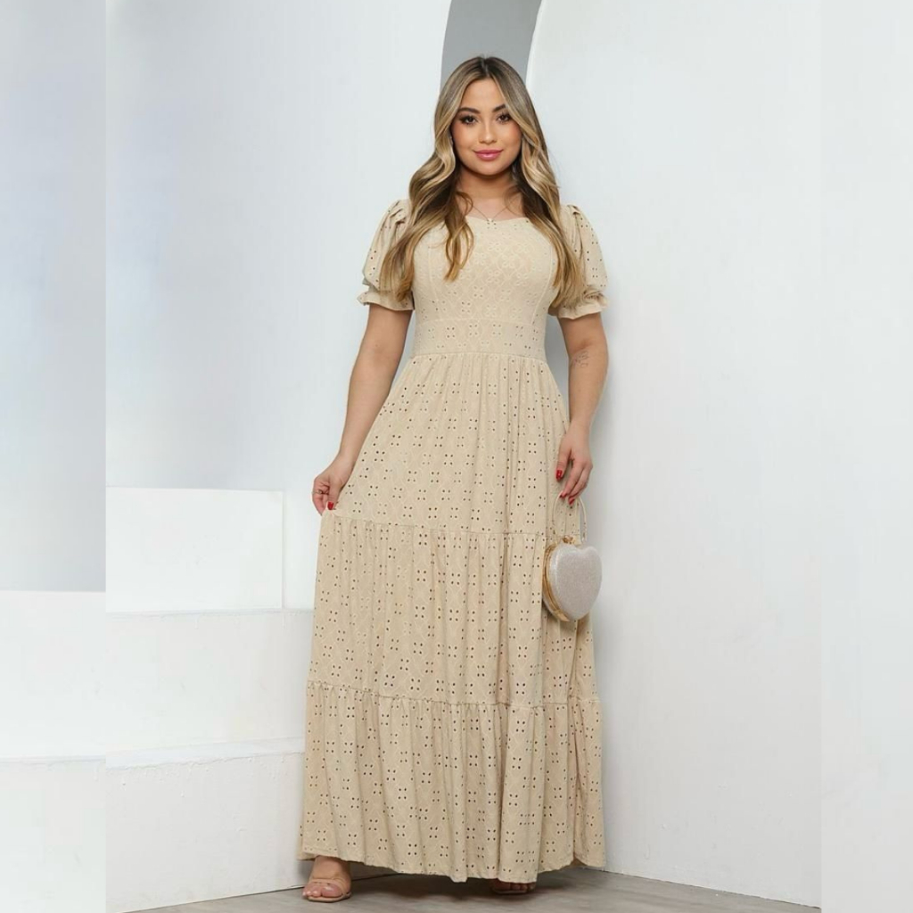 Vestido Longo Três Marias em Laíse