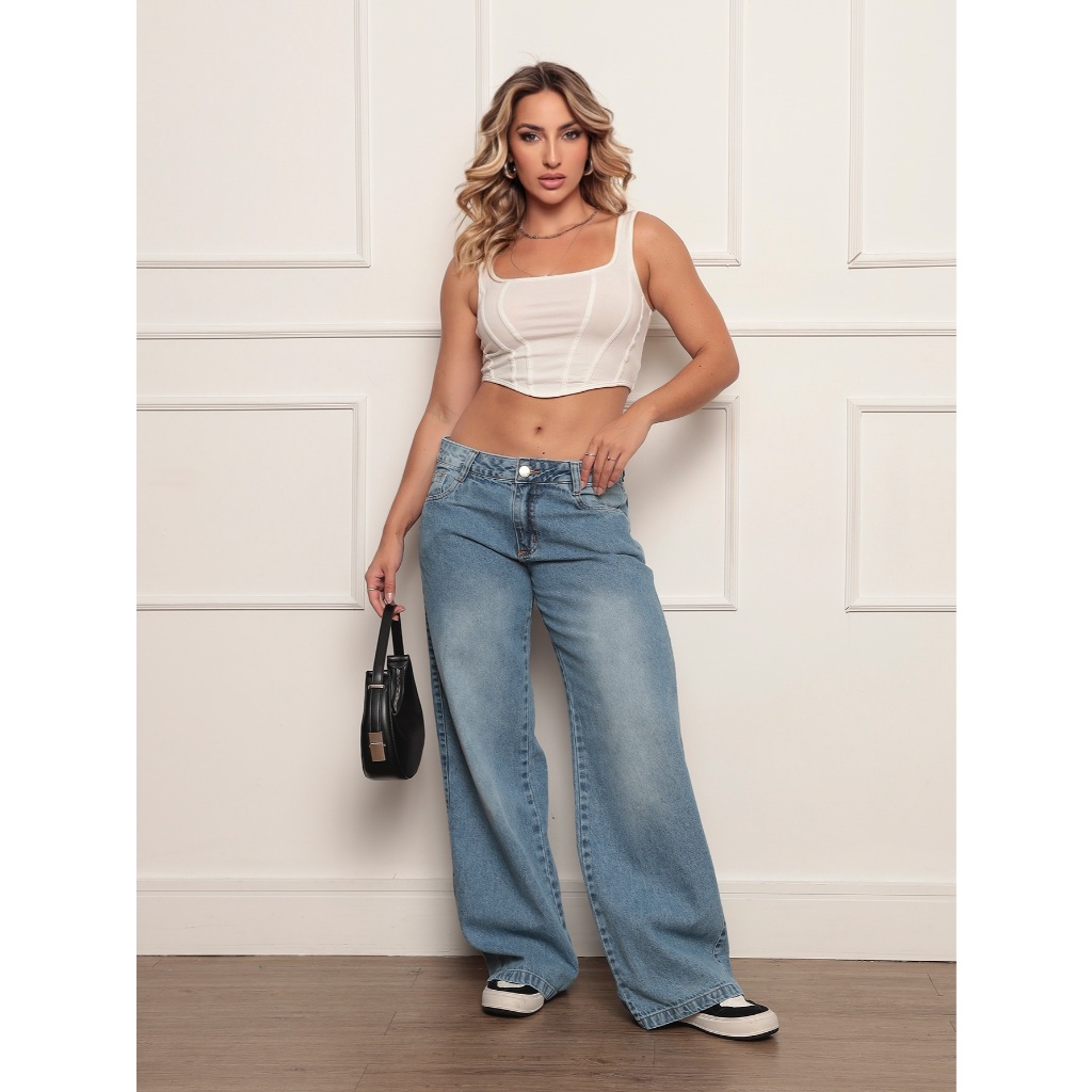 Calça Jeans Low Rise Cos Baixo