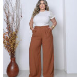 Calça Pantalona Social Plus Size