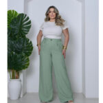 Calça Pantalona Social Plus Size