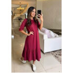 Vestido Midi Estampa Savana