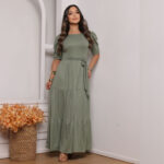 Vestido Evangélico Longo de Luxo