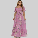 Vestido Longo Feminino de Lastex Três Marias