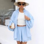 Conjunto de Camisa Bata com Shorts