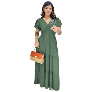 Vestido Longo Manga 3 Maria