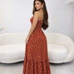 Vestido Longo Lastex Busto Decote V