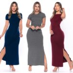 Vestido Longo Manga Curta Versátil