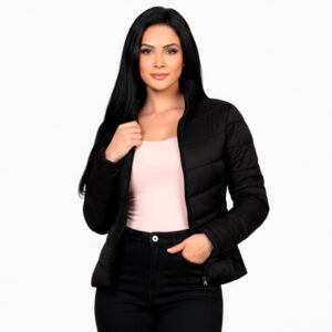 Casaco Bobojaco Puffer Feminino Corta Vento Nylon