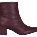 Bota Feminina Bico Fino Cano Curto