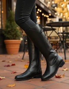 Bota Montaria Feminina Cano Longo Coturno