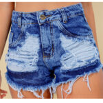 Shorts Jeans Feminino Chefão Branco