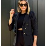 Blazer Casaquinho Feminino Alfaiataria