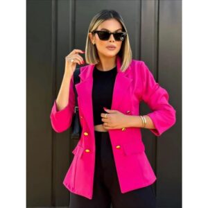 Blazer Casaquinho Feminino Alfaiataria