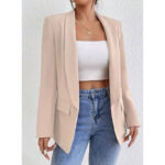 Blazer Longo Sobretudo Feminino Acinturado