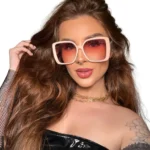 Óculos de Sol Feminino Quadrado Luxo Grande Oversized