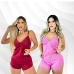 Kit com 2 Baby Doll Feminino Sem Bojo
