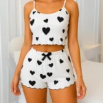 Kit com 2 Pijama Baby Doll Short e Calça Doll