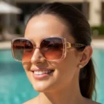 Óculos de Sol Retrô Feminino LG480 com Lente UV400