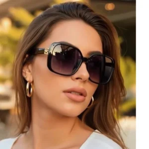 Óculos de Sol Retrô Feminino LG480 com Lente UV400