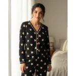 Pijama Feminino Americano Inverno com Botões