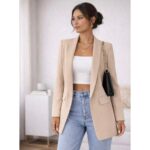 Blazer Alfataria Social Feminino Manga Longa