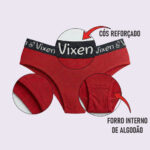 Calcinha Tanga Lisa de Algodão Feminina