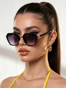 Óculos de Sol Kingston Quadrado Feminino Premium Vintage