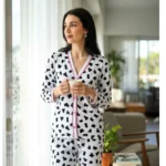 Pijama Feminino Americano Inverno com Botões