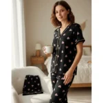 Kit 3 Peças Pijama Americano Calça Short e Blusa