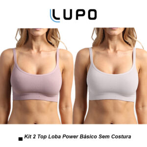 Sutiã Top Lupo Loba Power Básico Sem Costura