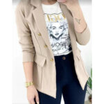 Blazer Feminino Casaquinho Alfaiataria