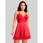 Camisola Básica IMI Lingerie com Calcinha em Microfibra
