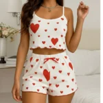 Kit com 2 Babydoll Canelado com Shortinho