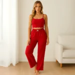 Pijama Feminino 2 Peças Longo elegante