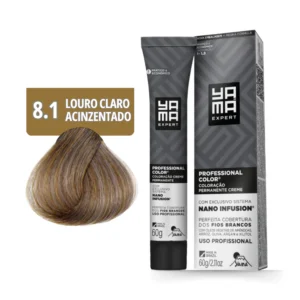 Coloração Yamá Creme Professional Color Nano Infusion Louro Claro Acinzentado
