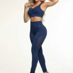 Conjunto Legging Mais Top Selene Feminina Sem Costura Academia