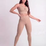 Kit 2 Conjunto Feminino Fitness Calça Legging com Top