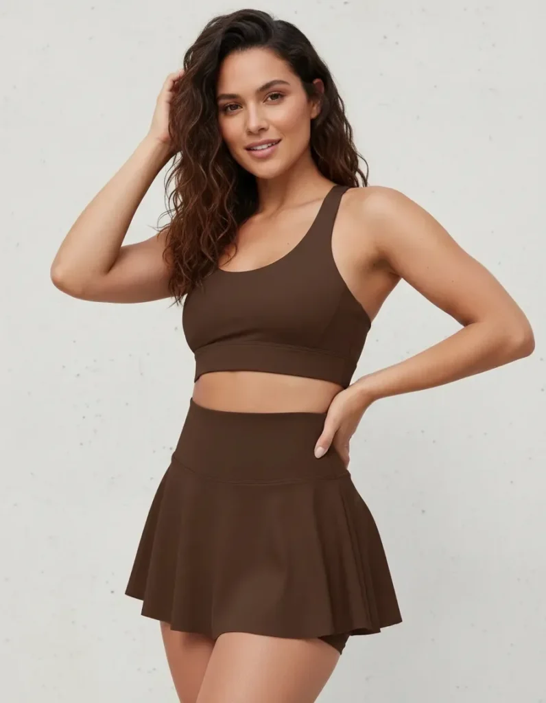 Shorts Saia Academia Fitness Cintura Alta Tapa Bumbum