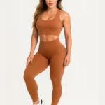 Kit 03 Conjuntos Calça Legging e Top Roupas para Academia