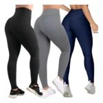 Kit 3 Calças Legging Grossa Zero Transparência
