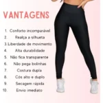 Kit 3 Calças Feminina Legging Grossa para Academia Cós Alto